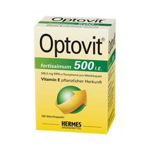 Abbildung: Optovit fortissimum 500 Kapseln 100 St, Kapseln PZN 06649629 