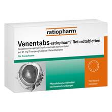 Abbildung: Venentabs-ratiopharm Retardtabletten 100 St, Retard-Tabletten PZN 06680786 