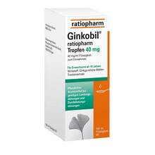 Abbildung: Ginkobil-ratiopharm Tropfen 40 mg 100 ml, Tropfen PZN 06680898 