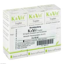 Abbildung: KA Vit Tropfen 3X10 ml, Tropfen zum Einnehmen PZN 06681018 