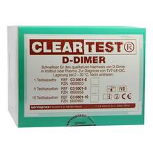 Abbildung: D-DIMER Cleartest Vollblut TVT LE DIC 1 St, Test PZN 06690833 