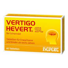 Abbildung: Vertigo Hevert SL Tabletten 40 St, Tabletten PZN 06766269 