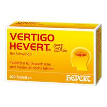Abbildung: Vertigo Hevert SL Tabletten 100 St, Tabletten PZN 06766275 