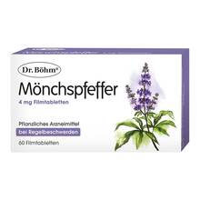Abbildung: DR.BÖHM Mönchspfeffer 4 mg Filmtabletten 60 St, Filmtabletten PZN 06785019 