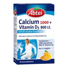 Abbildung: Abtei Osteo Vital Citrus Kautabletten 30 St, Kautabletten PZN 06800670 