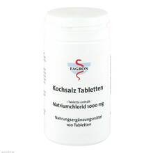 Abbildung: Kochsalz 1000 mg Tabletten 100 St, Tabletten PZN 06834278 