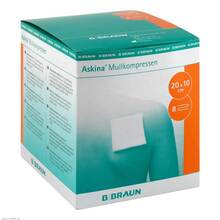 Abbildung: Askina Mullkompressen 10x20 cm steril 25X2 St, Kompressen PZN 06874504 
