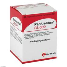 Abbildung: Pankreatan 25.000 magensaftresistente Hartkapseln 50 St, Magensaftresistente Hartkapseln PZN 06890029 