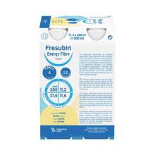 Abbildung: Fresubin Energy Fibre Drink Vanille Trinkflasche 4X200 ml, Lösung PZN 06892614 