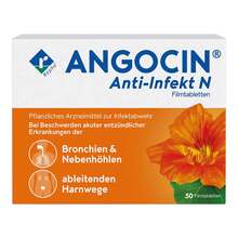 Abbildung: Angocin Anti-Infekt N Filmtabletten 50 St, Filmtabletten PZN 06892904 