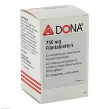 Abbildung: Dona 750 mg Filmtabletten 60 St, Filmtabletten PZN 06905363 