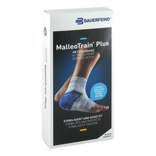 Abbildung: Malleotrain Plus Sprunggelenkb.links Größe 2 titan 1 St, Bandage PZN 06909059 