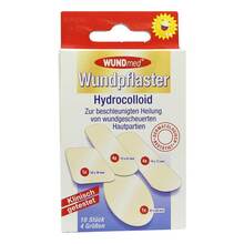 Abbildung: Wundpflaster Hydrocolloid 4 Größen 10 St, Pflaster PZN 06910223 