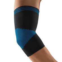 Abbildung: Bort Activecolor Ellenbogenbandage M schwarz 1 St, Bandage PZN 06914480 