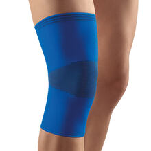 Abbildung: BORT ActiveColor Kniebandage S blau 1 St, Bandage PZN 06914698 