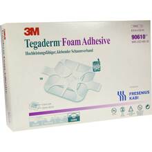 Abbildung: TEGADERM Foam Adhesive FK 8,8x8,8 cm 90610 10 St, Verband PZN 06917320 