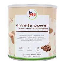 Abbildung: For You eiweiß power Schoko Pulver 750 g, Pulver PZN 06944920 