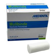 Abbildung: Mullbinden elastisch 8 cmx4 m 20 St, Binden PZN 06962088 