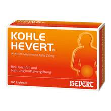 Abbildung: Kohle Hevert Tabletten 100 St, Tabletten PZN 06968642 