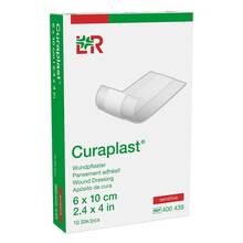 Abbildung: Curaplast Wundschnellverband sensitiv 6x10 cm 1 m 10 St, Pflaster PZN 06980100 