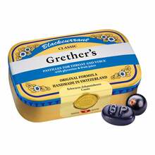 Abbildung: Grethers Blackcurrant Gold zh.Past.Dose 110 g, Pastillen PZN 06989667 