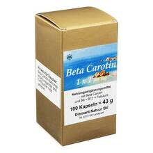 Abbildung: Beta Carotin 1x1 pro Tag Kapseln 100 St, Kapseln PZN 06995047 