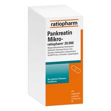Abbildung: Pankreatin Mikro-ratio.20.000 magensaftresistent Hartkapseln  100 St, Kapseln magensaftresistent PZN 07097586 