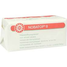 Abbildung: Nobatop 8 Kompressen 5x5 cm unsteril 100 St, Kompressen PZN 07099160 