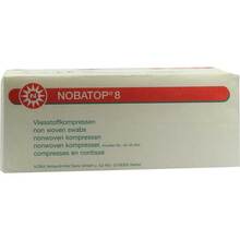 Abbildung: Nobatop 8 Kompressen 7,5x7,5 cm unsteril 200 St, Kompressen PZN 07099177 