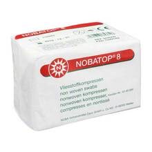 Abbildung: Nobatop 8 Kompressen 7,5x7,5 cm unsteril 100 St, Kompressen PZN 07099183 