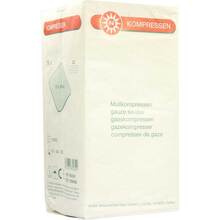 Abbildung: Mullkompressen 10x10 cm unsteril 32fach 50 St, Kompressen PZN 07099496 