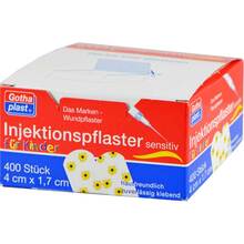 Abbildung: Gothaplast Injektionspflaster Kinder Blume 1,7x4 cm 400 St, Pflaster PZN 07118851 