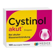 Abbildung: Cystinol akut Dragees 100 St, Überzogene Tabletten PZN 07126744 