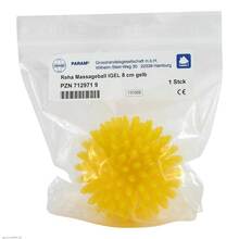 Abbildung: MASSAGEBALL Igel 8 cm gelb 1 St PZN 07129719 