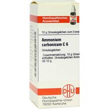Abbildung: Ammonium carbonicum C 6 Globuli 10 g, Globuli PZN 07158483 