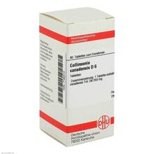 Abbildung: COLLINSONIA CANADENSIS D 6 Tabletten 80 St, Tabletten PZN 07165313 