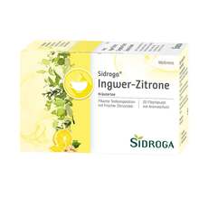 Abbildung: Sidroga Wellness Ingwer-Zitrone Tee Filterbeutel 20X2.0 g, Tee PZN 07167571 