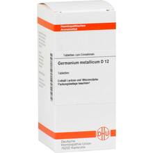 Abbildung: GERMANIUM METALLICUM D 12 Tabletten 80 St, Tabletten PZN 07168688 