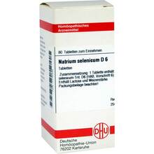 Abbildung: NATRIUM SELENICUM D 6 Tabletten 80 St, Tabletten PZN 07175435 