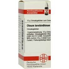 Abbildung: Oleum Terebinthinae D 12 Globuli 10 g, Globuli PZN 07176021 