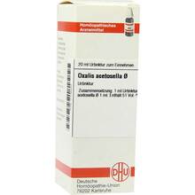 Abbildung: OXALIS ACETOSELLA Urtinktur 20 ml, Dilution PZN 07176400 