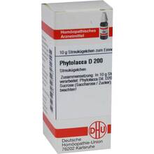 Abbildung: PHYTOLACCA D 200 Globuli 10 g, Globuli PZN 07177144 