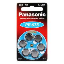 Abbildung: Batterien für Hörgeräte Panasonic PR675 6 St PZN 07194390 
