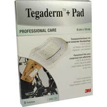 Abbildung: Tegaderm Plus Pad 6x10 cm Fertigverband 3584NP 5 St, Verband PZN 07194852 
