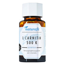 Abbildung: Naturafit L-Carnitin 500 K Kapseln 60 St, Kapseln PZN 07201606 