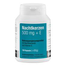 Abbildung: Nachtkerzen 500 mg + E Kapseln 130 St, Kapseln PZN 07245644 