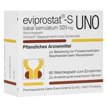 Abbildung: Eviprostat-S sabal serrulatum 320 uno Kapseln 60 St, Kapseln PZN 07278046 