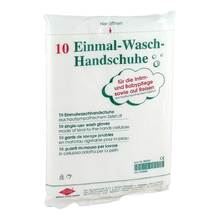 Abbildung: Waschhandschuhe Einmal 10 St PZN 07278589 