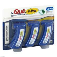 Abbildung: Niquitin Mini 1,5 mg Lutschtabletten 60 St, Lutschtabletten PZN 07319377 