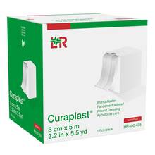 Abbildung: Curaplast Wundschnellverband sensitiv 8 cmx5 m 1 St, Pflaster PZN 07366810 